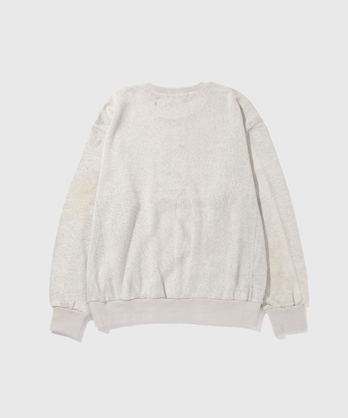 ADAM ET ROPE'(アダムエロペ)の「【TOLQ/トルク】Knit Sweat Shirts(スウェット・メンズ・グレー・3/4)」の10枚目の写真