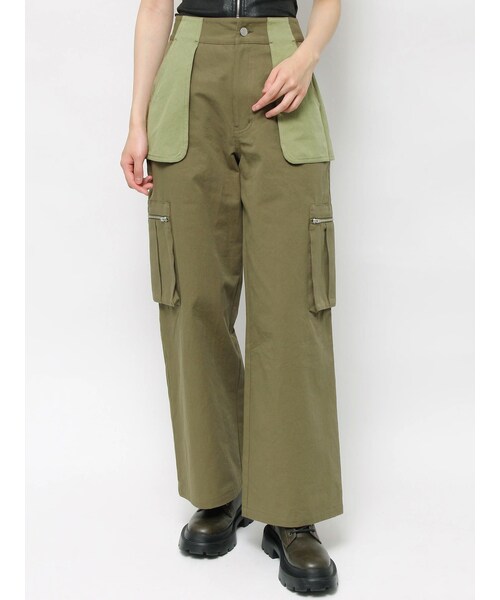 EVRIS（エヴリス）の「ポケットフラップカーゴパンツ（その他パンツ・レディース・ブラック/カーキ・S/M）」の18枚目の写真