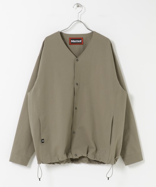 URBAN RESEARCH DOORS（アーバンリサーチドアーズ）の「『別注』Marmot×DOORS　DOTAIR CARDIGAN SHIRTS（ノーカラージャケット・メンズ・INK BLACK/BLUE GRAY/KHAKI・M/L/XL）」の22枚目の写真