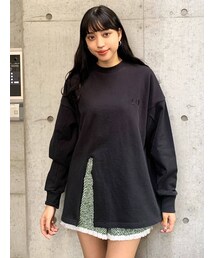 EMODA | スリットロングプルオーバー(Tシャツ/カットソー)