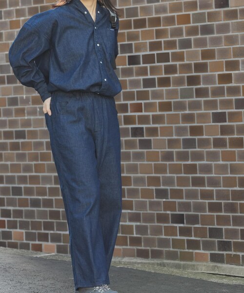 EKAL（エカル）の「『別注』Wrangler×EKAL　デニムリラックスバギーパンツ（デニムパンツ・レディース・O.W/BLACK・Free）」の19枚目の写真