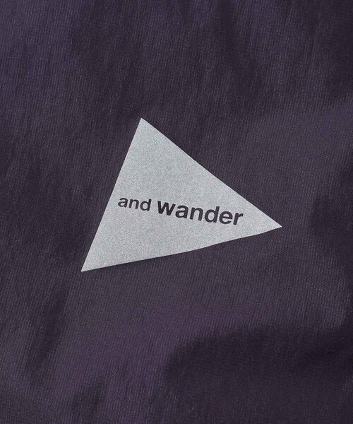EKAL(エカル)の「and wander OVERSIZED RIP JACKET(テーラードジャケット・メンズ・BLACK/PURPLE・M/L)」の12枚目の写真
