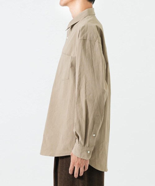 URBAN RESEARCH（アーバンリサーチ）の「new basic　QUIET REGULAR SHIRTS（シャツ/ブラウス・メンズ・ECRU/BROWN/BEIGE・M/L/XL）」の19枚目の写真