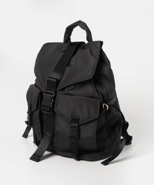 URBAN RESEARCH（アーバンリサーチ）の「GANNI　Recycled Tech Backpack（バックパック/リュック・レディース・Black・-）」の9枚目の写真