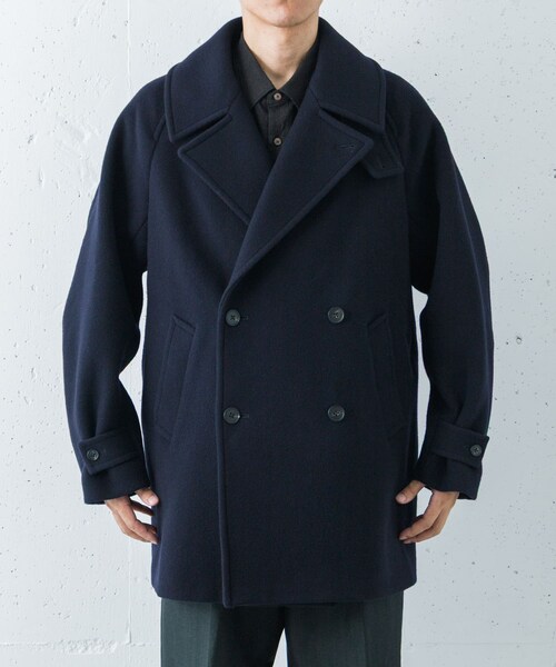 URBAN RESEARCH（アーバンリサーチ）の「new basic　DOUBLE BREAST HALF COAT（その他アウター・メンズ・NAVY・M/L/XL）」の5枚目の写真