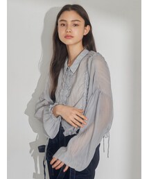 merry jenny | シアードロストショートブラウス(シャツ/ブラウス)