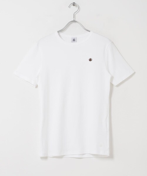 URBAN RESEARCH DOORS(アーバンリサーチドアーズ)の「『別注』PETIT BATEAU×DOORS POINTCOCOTTE T-SHIRTS(Tシャツ/カットソー・レディース・ECUME/OLIVINE/SMOKING/MARQUISE・S/M)」の8枚目の写真