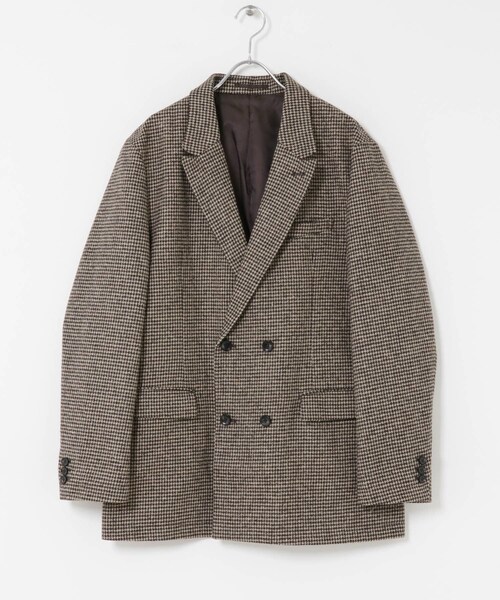 URBAN RESEARCH ROSSO（アーバンリサーチロッソ）の「クラシックダブルジャケット（テーラードジャケット・メンズ・ヘリンボーン/CHECK・M/L/XL）」の18枚目の写真