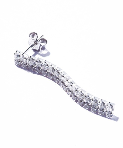 ROPE'（ロペ）の「【WEB限定】【les bonbon (ル ボンボン)】princess double pierce SV（ピアス（両耳用）・レディース・シルバー・F）」の13枚目の写真