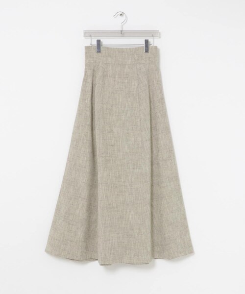 URBAN RESEARCH（アーバンリサーチ）の「new basic　SLAB NEP FLARE SKIRT（スカート・レディース・BEIGE/GRAY・36/38/40）」の4枚目の写真