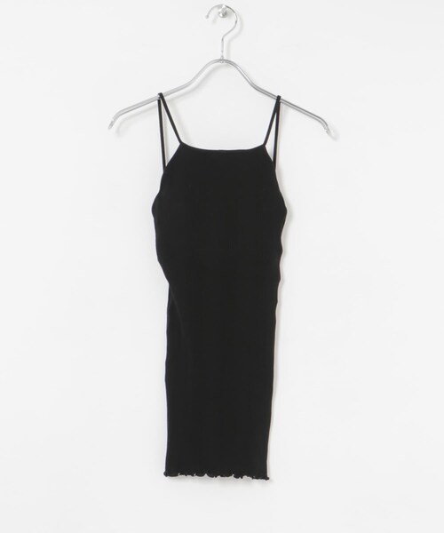 URBAN RESEARCH(アーバンリサーチ)の「HAKUJI Random rib open back camisole(キャミソール・レディース・Ivory/Canaria/Black・one)」の7枚目の写真
