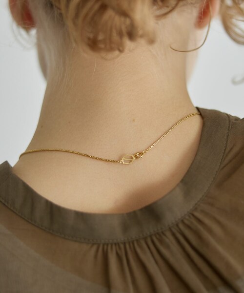 URBAN RESEARCH（アーバンリサーチ）の「decor『デコール』　1色のチェーンネックレス スパイク（ネックレス・レディース・GOLD/SILVER・-）」の2枚目の写真