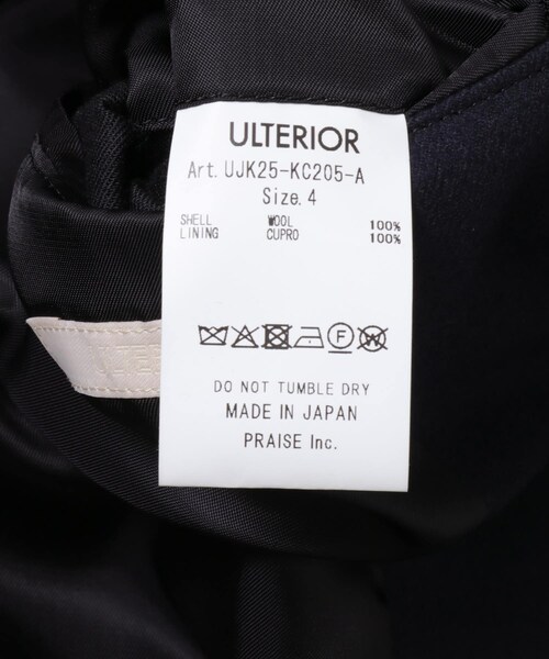 URBAN RESEARCH（アーバンリサーチ）の「ULTERIOR　MELTON DB JACKET（テーラードジャケット・メンズ・DEEP NAVY・4/5）」の13枚目の写真