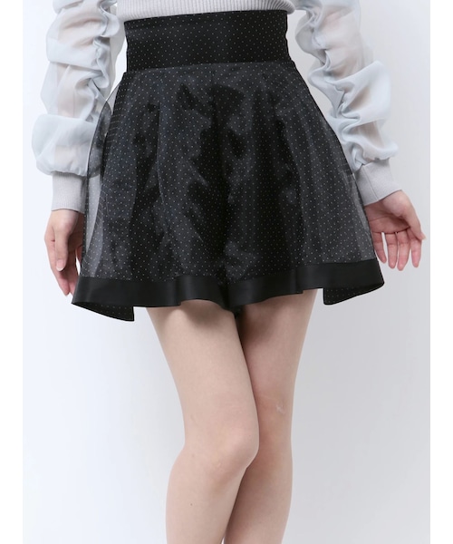 RESEXXY（リゼクシー）の「ドットシアーショートパンツ（その他パンツ・レディース・ホワイト/ブラック/ブルー・F）」の6枚目の写真