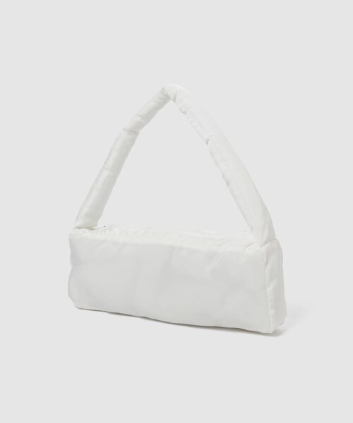 URBAN RESEARCH（アーバンリサーチ）の「kokyo　Rectangulo Puff Bag（ハンドバッグ・レディース・white/camel・FREE）」の3枚目の写真