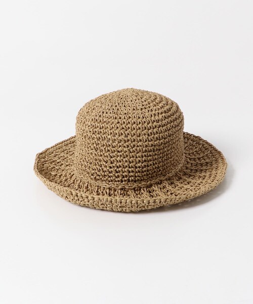 URBAN RESEARCH DOORS（アーバンリサーチドアーズ）の「ペーパーキリカエバケハ（ハット・レディース・NATURAL/BEIGE・one）」の5枚目の写真