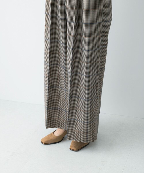 URBAN RESEARCH ROSSO（アーバンリサーチロッソ）の「チェックワイドスラックス（その他パンツ・レディース・BROWN CHK・36/38）」の9枚目の写真