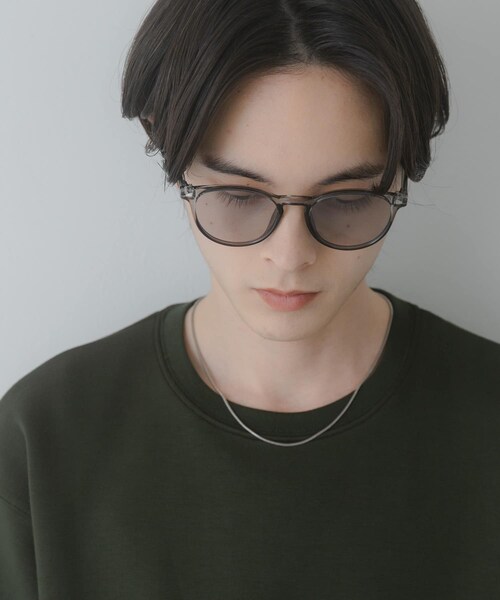 SENSE OF PLACE by URBAN RESEARCH（センスオブプレイスバイアーバンリサーチ）の「ボスリントンサングラス（メガネ・メンズ・BLACK/GRAY/BLUE・One）」の2枚目の写真