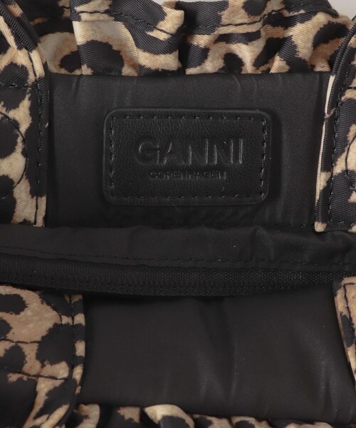 URBAN RESEARCH（アーバンリサーチ）の「GANNI　MINI SHOPPER RUFFLE PRINT（クラッチバッグ・レディース・LEOPARD・-）」の8枚目の写真