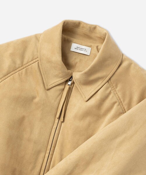 Saturdays NYC(サタデーズ ニューヨークシティ )の「Dorothy Cropped Blouson | WOMEN(ブルゾン・レディース・ベージュ・L/M/S)」の6枚目の写真