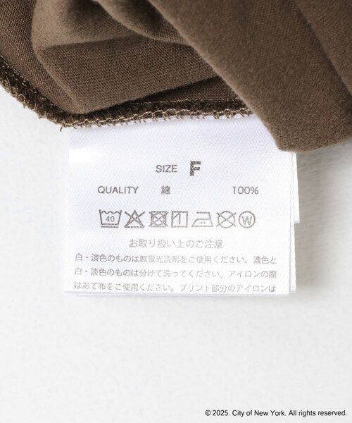 URBAN RESEARCH DOORS（アーバンリサーチドアーズ）の「GOOD ROCK SPEED　NYC BIGTSHIRTS（Tシャツ/カットソー・レディース・BROWN・One）」の7枚目の写真