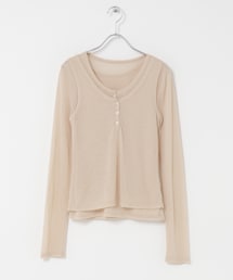 KBF | レイヤードヘンリーネックTEE(Tシャツ/カットソー)