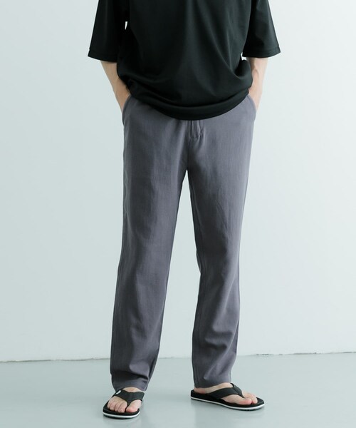 ITEMS URBANRESEARCH(アイテムズ アーバンリサーチ)の「コットン×リネン RELAX トラウザー(その他パンツ・メンズ・CHA/GRN/RED/BLK・M/L)」の13枚目の写真