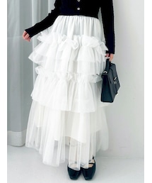dazzlin | スーパーボリュームギャザースカート(スカート)