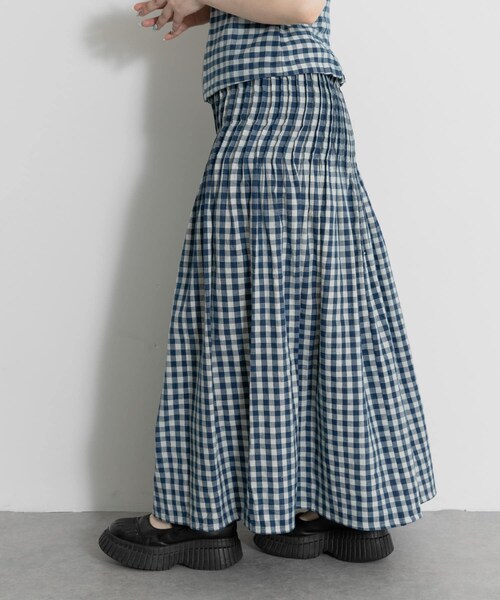 THE GOODLAND MARKET（ザグッドランドマーケット）の「PALIT　Jane Skirt Gingham（スカート・レディース・GINGAM・Free）」の5枚目の写真