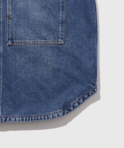 ADAM ET ROPE'（アダムエロペ）の「【STUDIO NICHOLSON/スタジオニコルソン】SAXON REGEB DENIM SHBL（デニムジャケット・メンズ・ブルー系・M/S）」の8枚目の写真