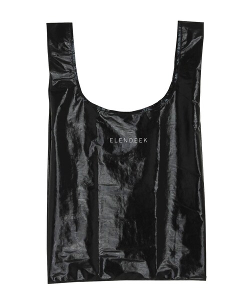 ELENDEEK(エレンディーク)の「SHINY SHOPPING BAG(エコバッグ/サブバッグ・レディース・ダークグレー/シルバー/ブラック/ミントグリーン・F)」の1枚目の写真