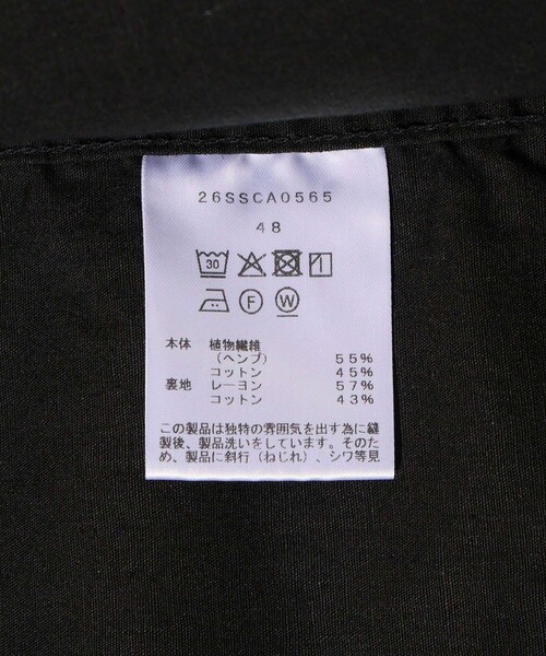 ADAM ET ROPE'（アダムエロペ）の「【cantate/カンタータ】Shade Jacket（テーラードジャケット・メンズ・ブラック・44/46/48）」の15枚目の写真