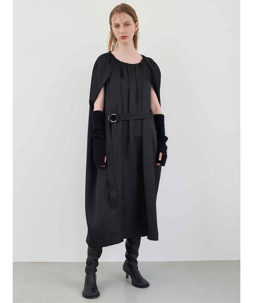 ELENDEEK（エレンディーク）の「SACK DRESS（ドレス・レディース・ブラック/ライトグリーン/ベージュ・01/02）」の2枚目の写真