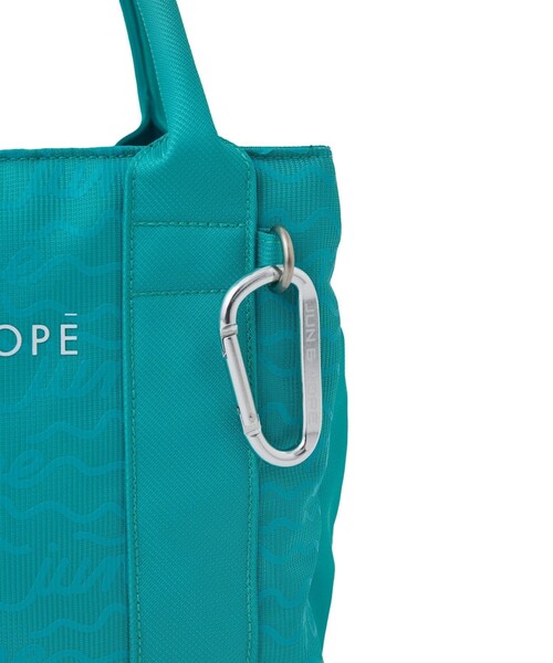 ROPE'(ロペ)の「チャーム付きカートバッグ/ユニセックス(トートバッグ・レディース・ブラック/ホワイト/ターコイズ・F)」の15枚目の写真