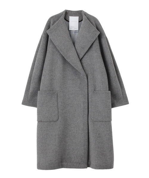 ELENDEEK（エレンディーク）の「DOUBLE BEAVER TENT LONGCOAT（その他アウター・レディース・グレー/ブラック/ベビーピンク/カーキ/キャメル・01/02/F）」の2枚目の写真