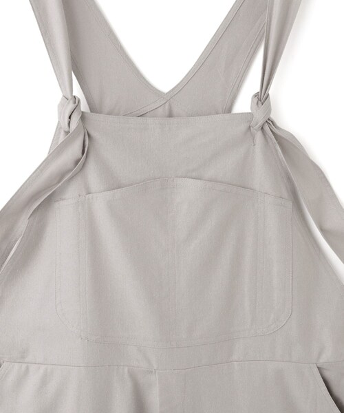 ADAM ET ROPE'（アダムエロペ）の「【Baserange（ベースレンジ）】GREN OVERALLS（サロペット/オーバーオール・レディース・ライトグレー・S）」の7枚目の写真