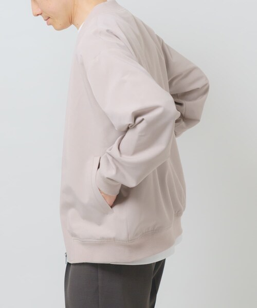 ITEMS URBANRESEARCH（アイテムズ アーバンリサーチ）の「TRストレッチ ジップアップブルゾン（ブルゾン・メンズ・BLK/GRY/BEG・M/L）」の3枚目の写真