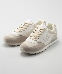 nissen | moz　コンビレースアップスニーカー（ワイズ３Ｅ）(スニーカー)