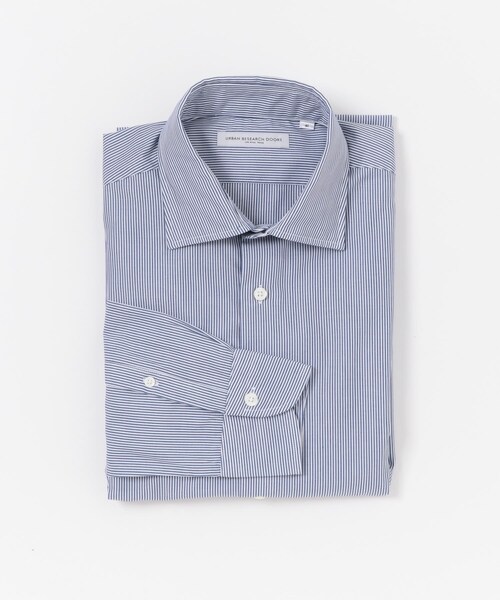 URBAN RESEARCH DOORS（アーバンリサーチドアーズ）の「『イージーケア』LIFE STYLE TAILOR　セミワイド細ストライプシャツ（シャツ/ブラウス・メンズ・BLUE-ST・37/39/41/43）」の7枚目の写真
