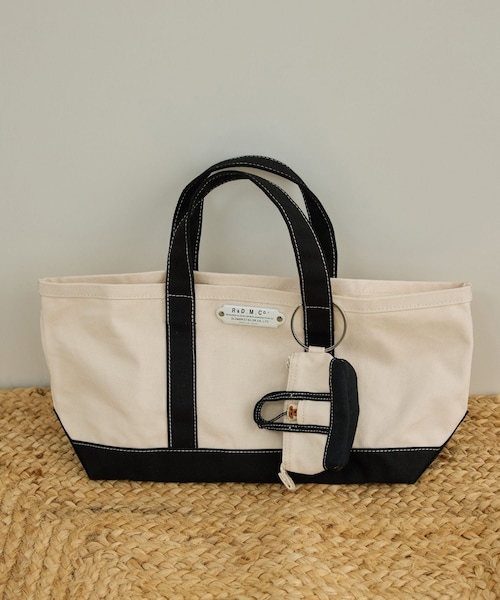 ADAM ET ROPE'（アダムエロペ）の「【J'aDoRe・一部店舗限定】【OLDMAN'S TAILOR】COLOR COMBINATION TOTE BAG（トートバッグ・レディース・キナリ・F）」の2枚目の写真