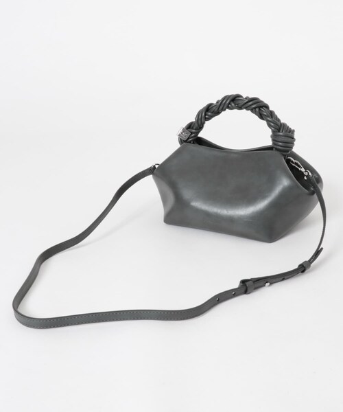 URBAN RESEARCH（アーバンリサーチ）の「GANNI　Bou Bag Small（ハンドバッグ・レディース・Steal Grey・-）」の4枚目の写真