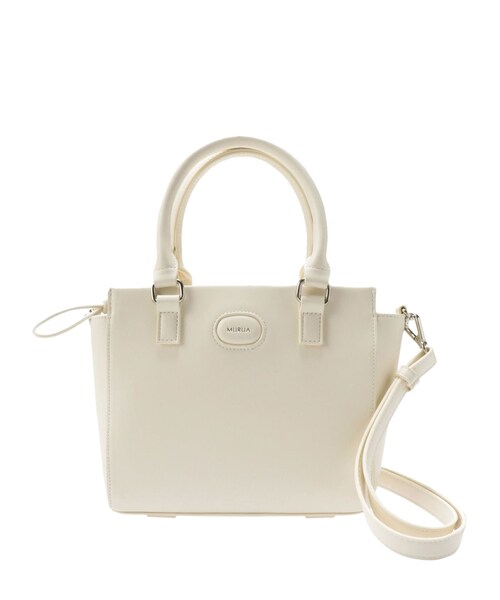 RUNWAY channel SELECTION(ランウェイチャンネルセレクション)の「【MURUA】ハンドバッグ(ハンドバッグ・レディース・アイボリー/ブラック/ベージュ・F)」の2枚目の写真