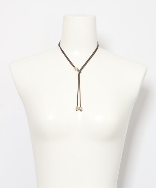 URBAN RESEARCH ROSSO（アーバンリサーチロッソ）の「CHIGNON　ワンループマルチコードチョーカー（ネックレス・レディース・BK/SILVE/BRN/GLD・FREE）」の13枚目の写真