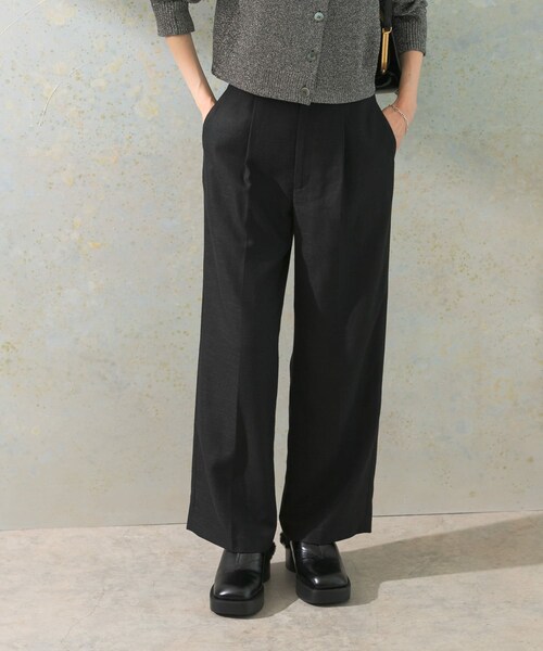 URBAN RESEARCH ROSSO（アーバンリサーチロッソ）の「ハイウエストツイードワイドパンツ（その他パンツ・レディース・BLACK/BEIGE/MINT・36/38）」の14枚目の写真