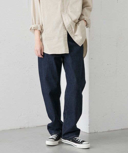 URBAN RESEARCH DOORS（アーバンリサーチドアーズ）の「『別注』Lee101×DOORS　STRAIGHT PANTS（デニムパンツ・レディース・DARK USED/ONE WASH/MEDIUMUSED/LIGHT USED・XS/S/M/L）」の14枚目の写真