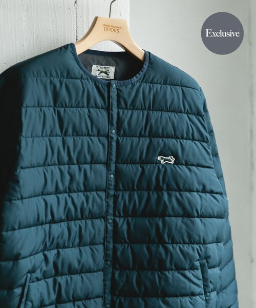URBAN RESEARCH DOORS(アーバンリサーチドアーズ)の「『別注』PENNEYS×DOORS THE FOX ファイバーダウンブルゾン(ブルゾン・メンズ・L.GRAY/BLUE GREEN/BLACK/BROWN・M/L/XL)」の5枚目の写真