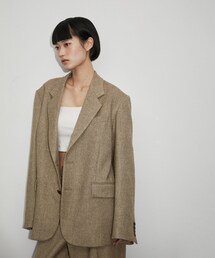ADAM ET ROPE' | 【公式サイト限定】〈ADMERP〉ヘリンボンオーバージャケット(テーラードジャケット)