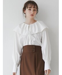 LAGUNAMOON | タックカラーシャツ(シャツ/ブラウス)