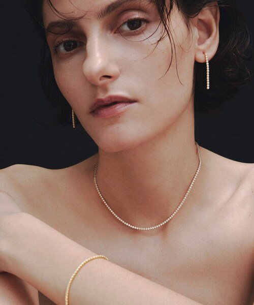 ROPE'（ロペ）の「【WEB限定】【les bonbon (ル ボンボン)】princess necklace GD（ネックレス・レディース・ゴールド・F）」の3枚目の写真