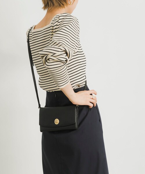 URBAN RESEARCH（アーバンリサーチ）の「『別注』Hashibami×URBAN RESEARCH　ショルダー天然石ポシェット（ショルダーバッグ・レディース・LILAC/JP×BLK/MP×ECR・-）」の5枚目の写真